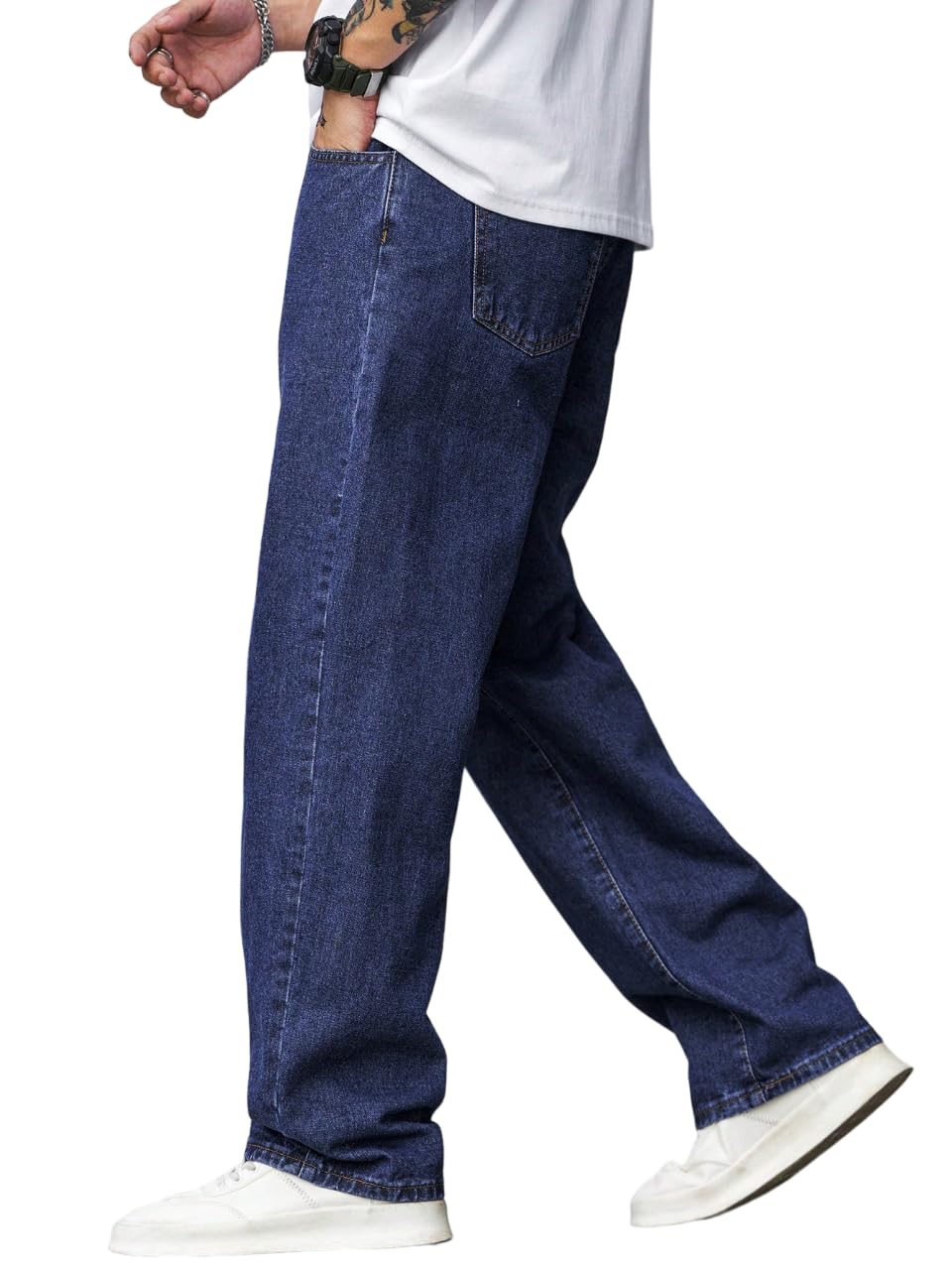 Dockstreet Men Baggy Denim Jeans