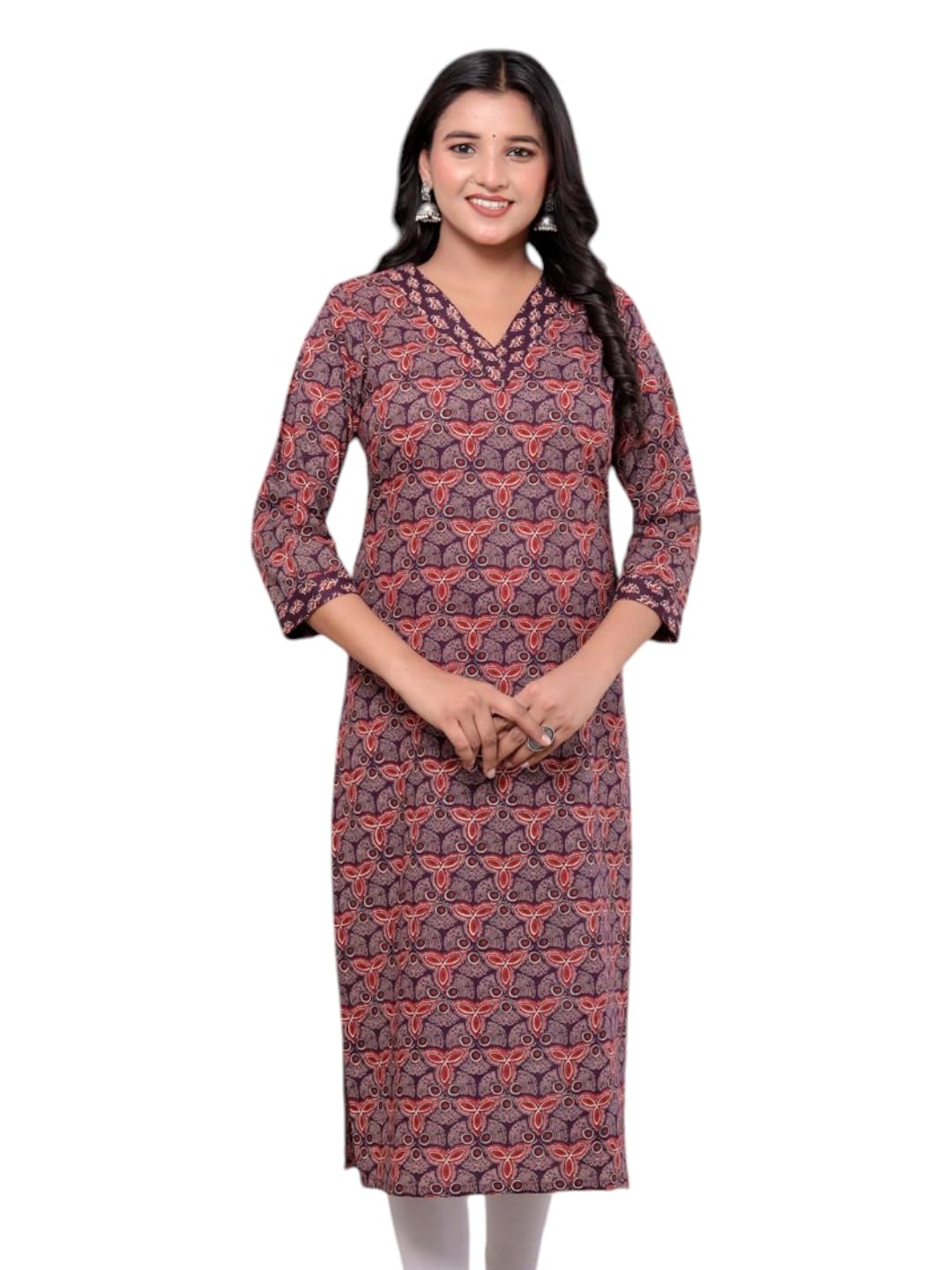 Jevi Prints Cotton Cambric Kurti - Printed Women's Kurta