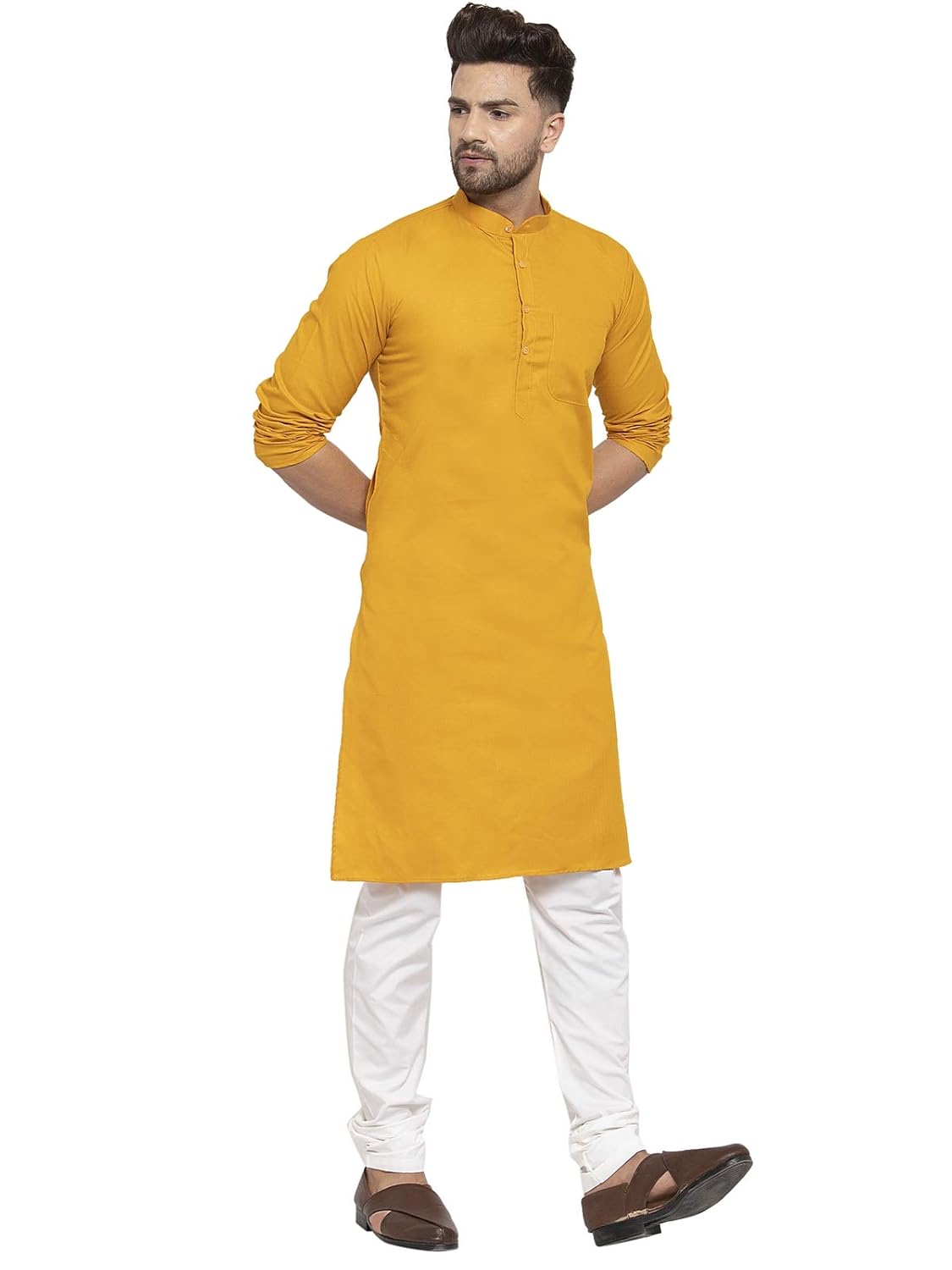 ABH LIFESTYLE Men's Cotton Kurta Pyjama Set