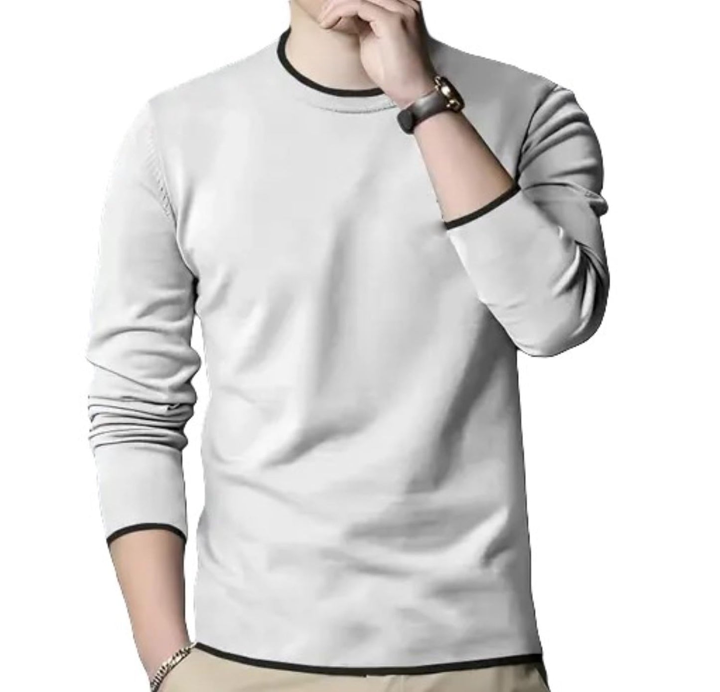 FASHA Men's Solid Regular Fit