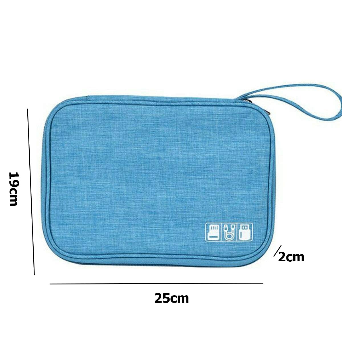 Electronics Organizer Bag Waterproof Carrying Pouch