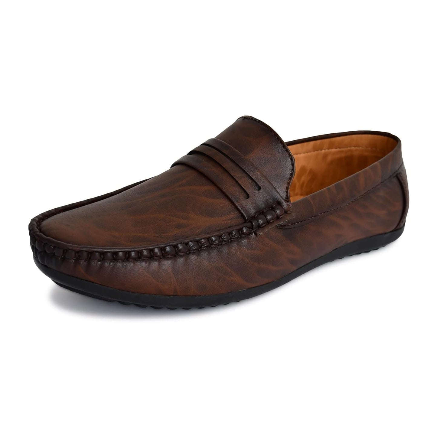 Karaddi Loafer for Men's Shoes Tan Brown Black Shoe - alphahostel.in