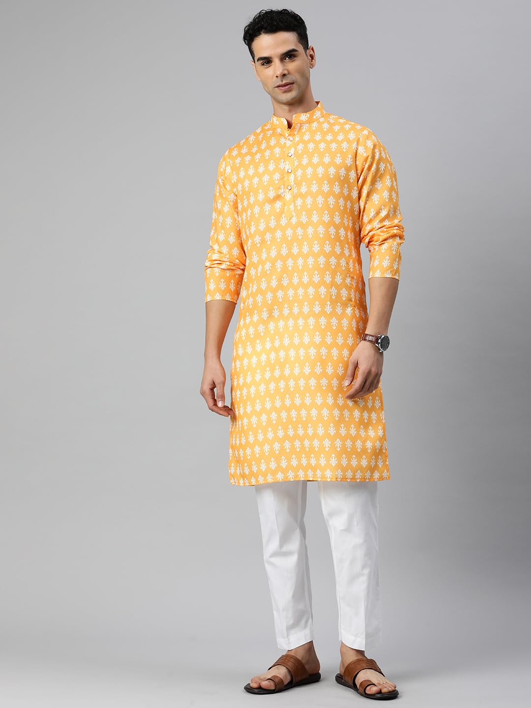 Majestic Man Men's Cotton Blend Regular Fit Casual
