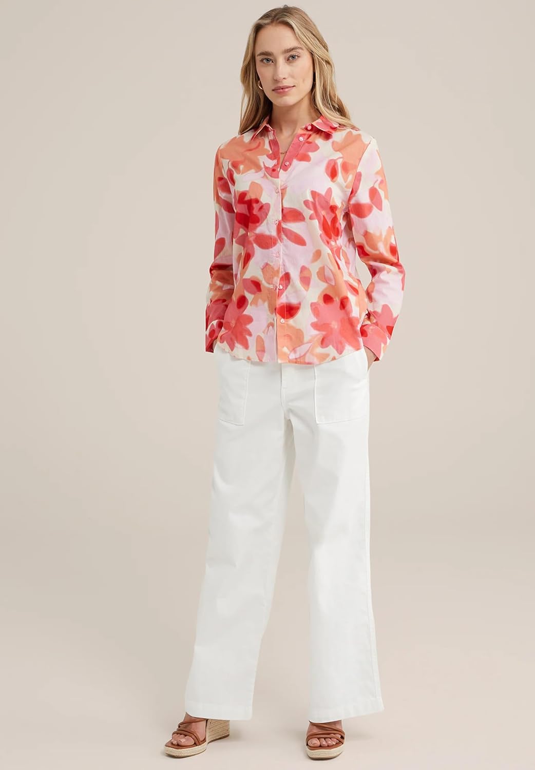 TAGAS Baby-Girl's Floral Regular Fit Shirt