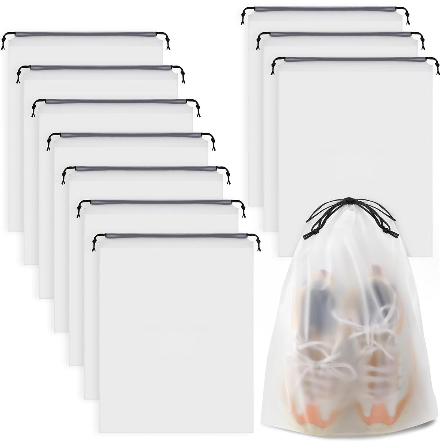Shoe Bags for Travel, Drawstring Packing Bags, Dustproof