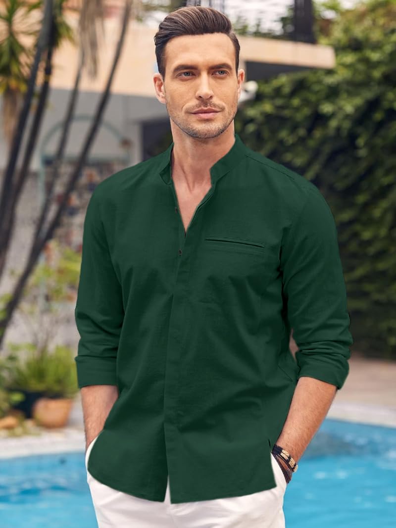 Bellstone Men's Solid Regular Fit Shirt