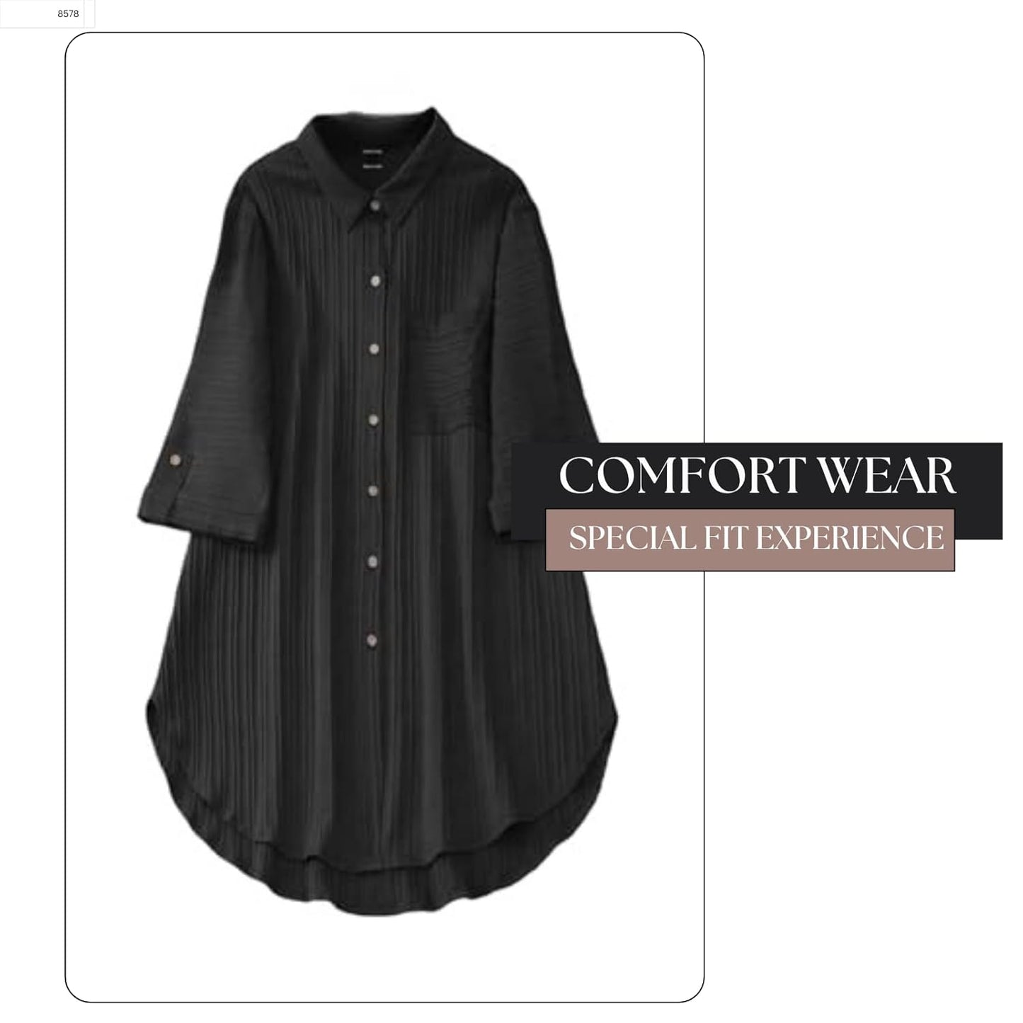 Sheetal Associates Polyester Solid Button Front Shirt Dress for Women || Roll Tab Sleeve & Collared Neck Flared Dress || Office || Summer Short Dresses for Women