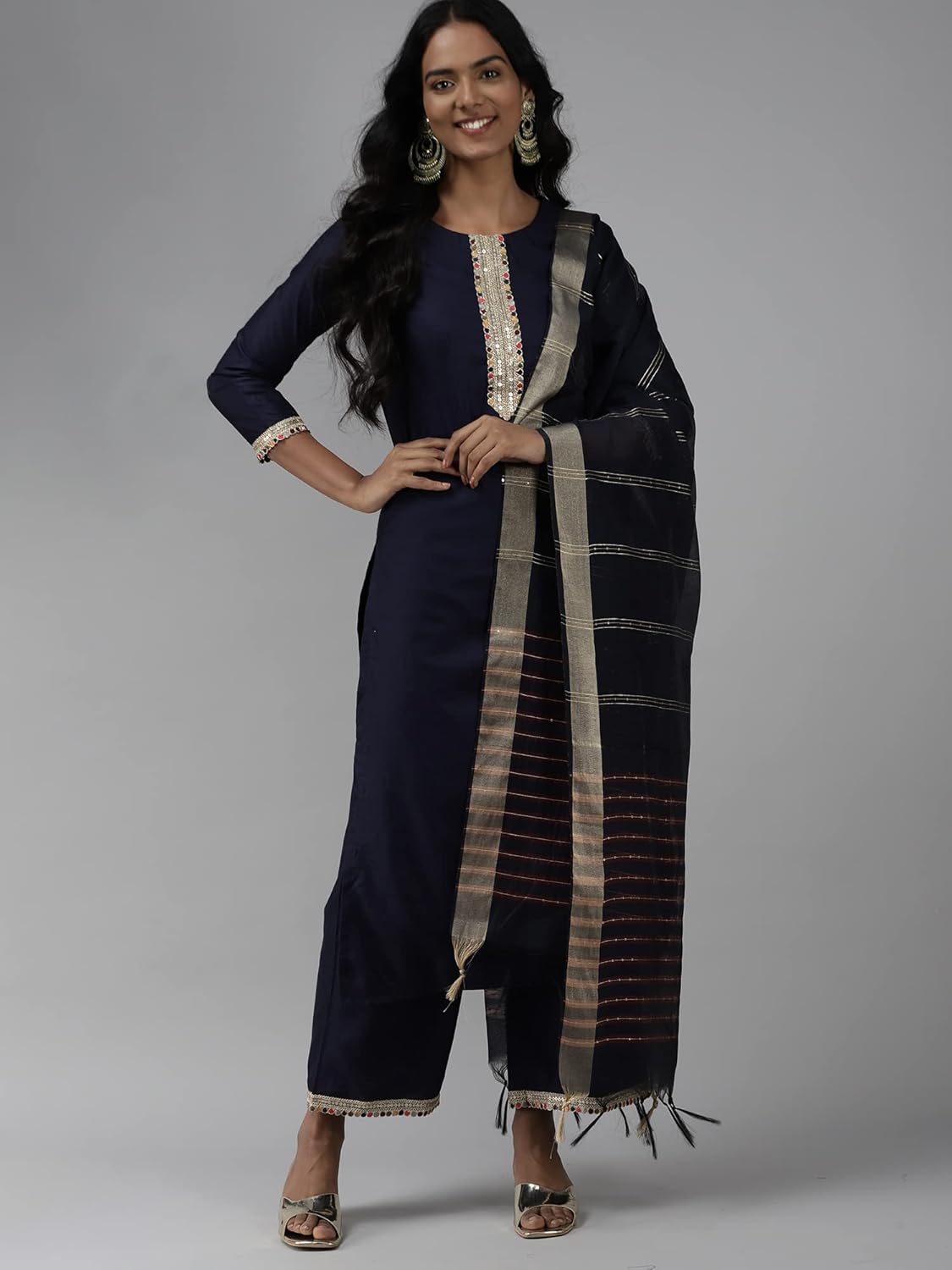 INDO ERA Women's Rayon Woven Design Dupatta