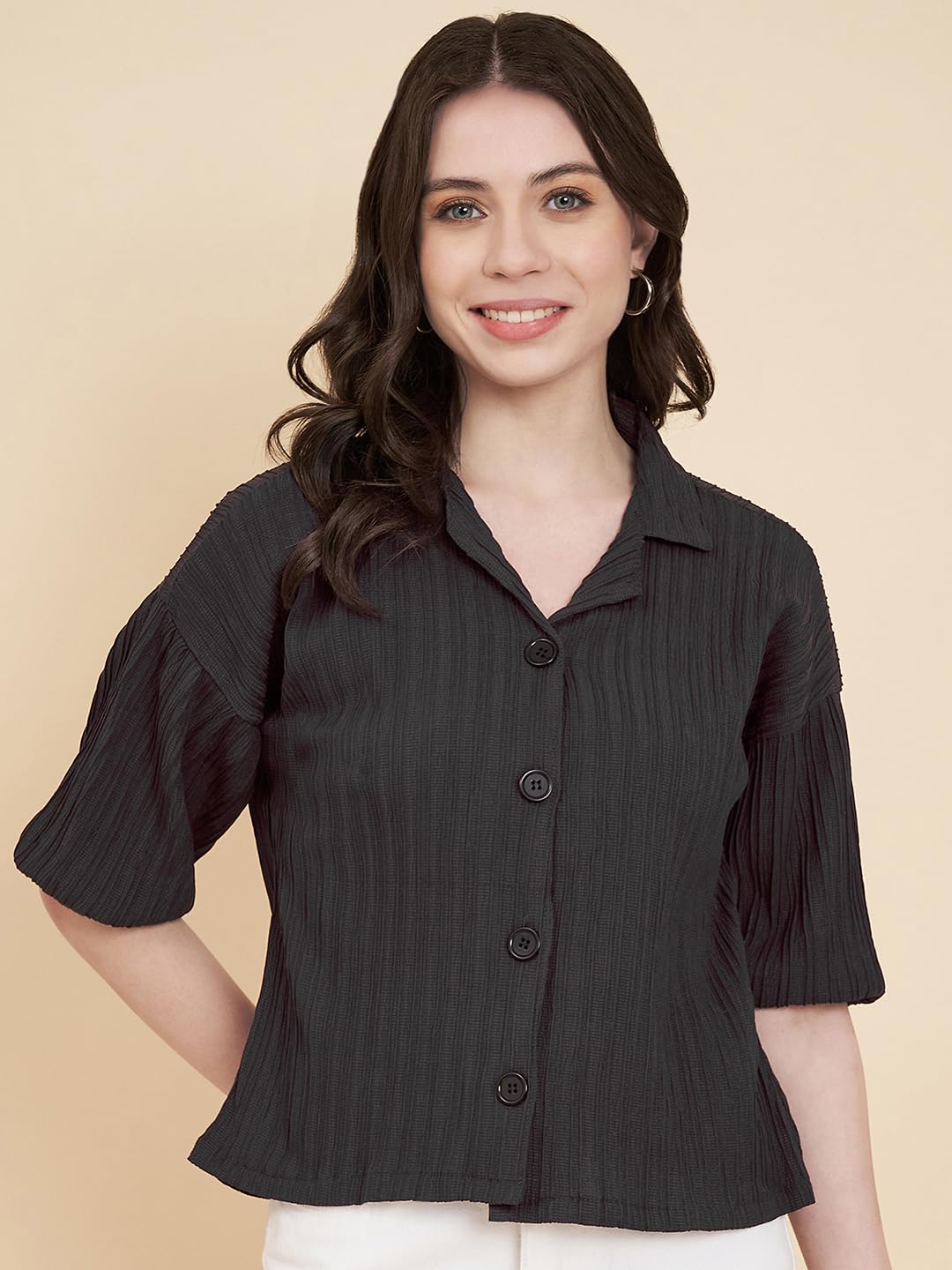 VAIRAGEE Women Cotton Blend Striped Pattern