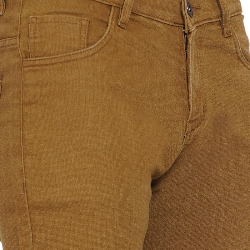 DAIS Men's Stretchable Skinny Fit Mid Rise Jeans