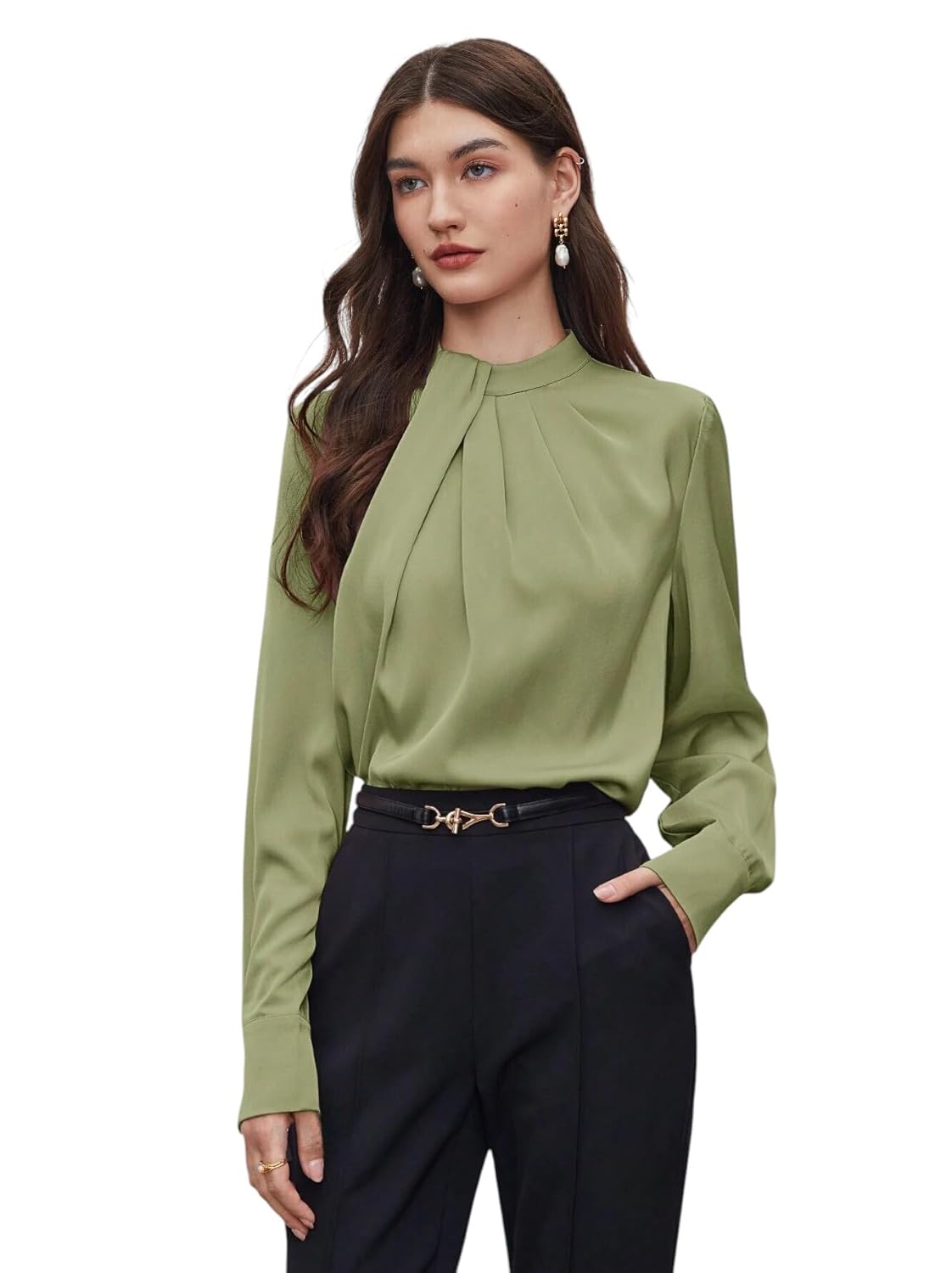 LITZO Top for Women Regular Fit Latest Stylish Office Wear Western Top (T-L-01-04)