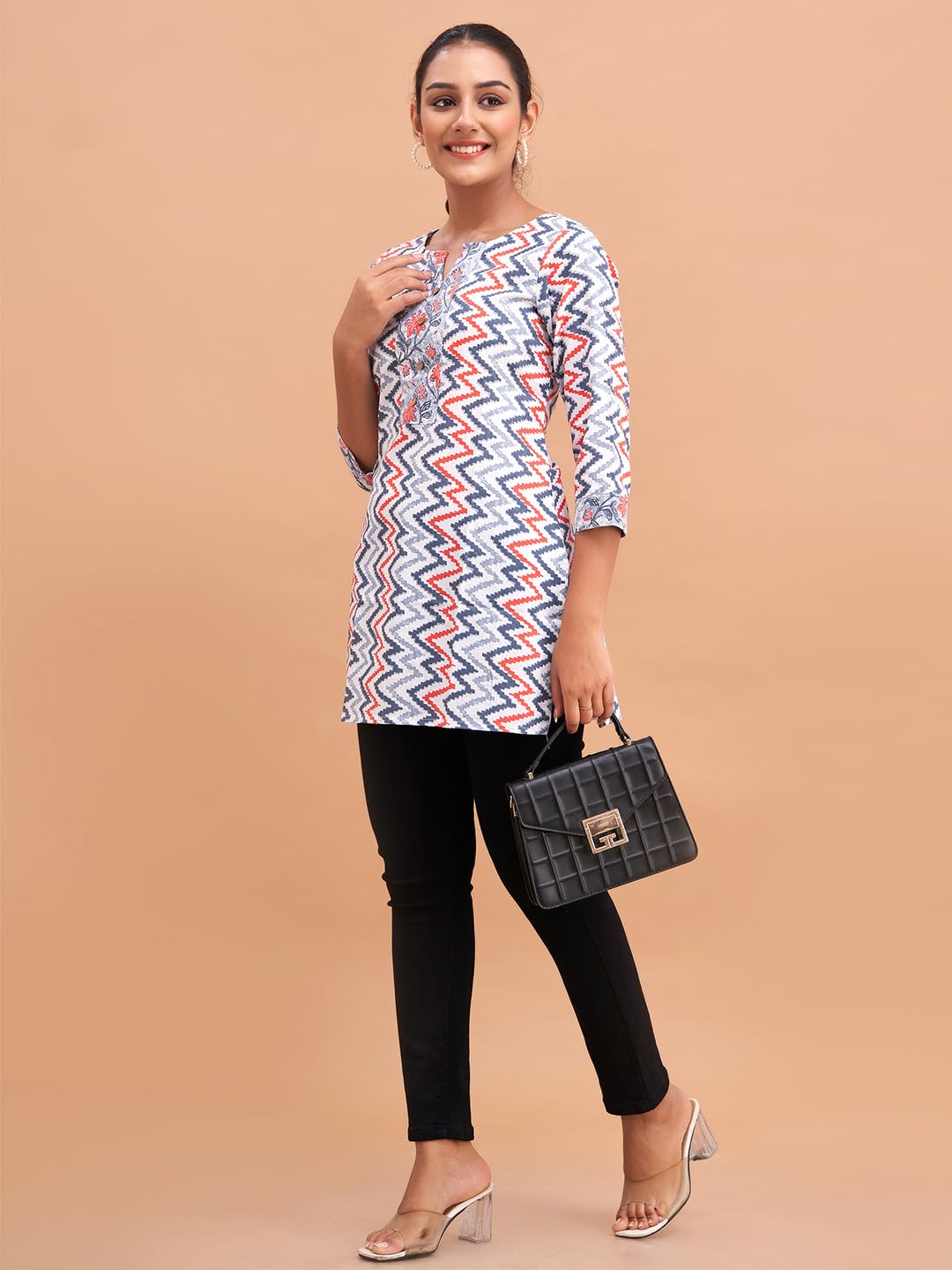 Women Cotton Printed Short Kurti | Short Kurti