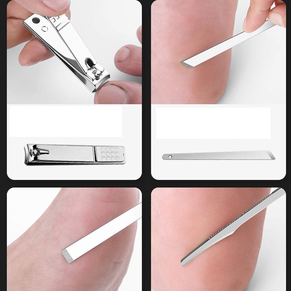URBANMAC Manicure Pedicure 16 Tools Set Nail Clippers