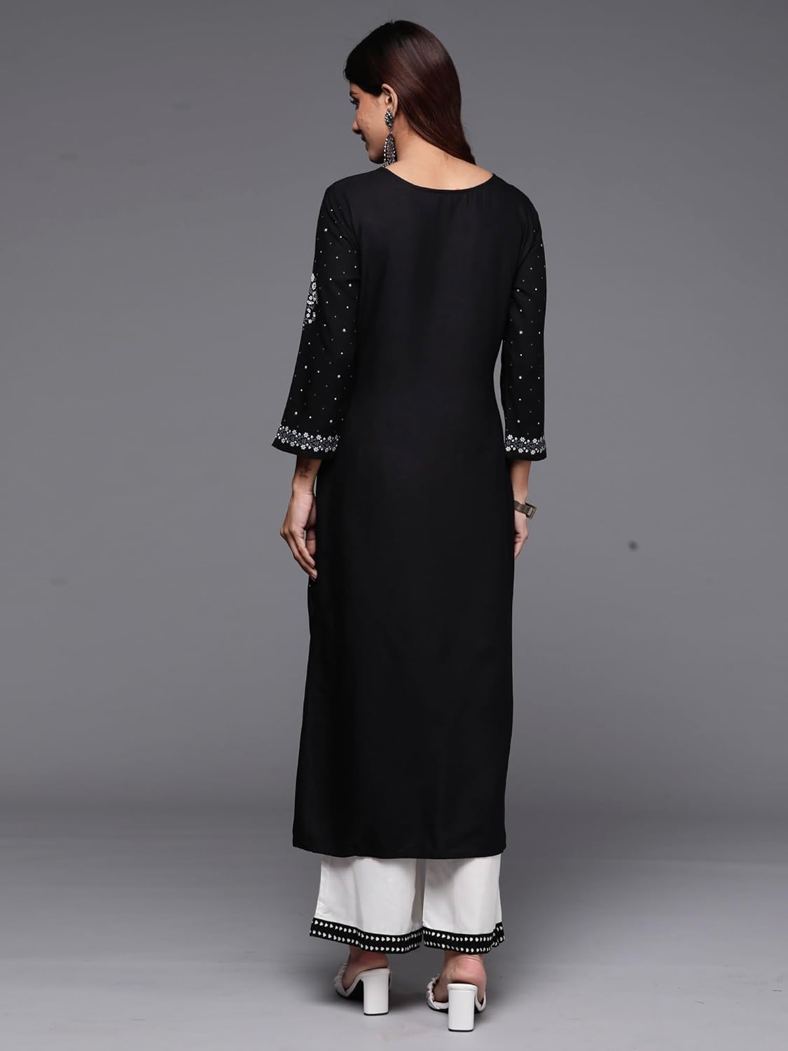 INDO ERA Women's Cotton Straight Fit Straight Kurta