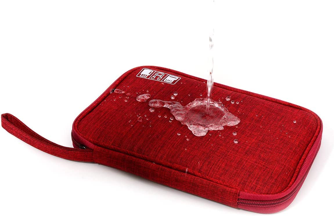 Electronics Organizer Bag Waterproof Carrying Pouch