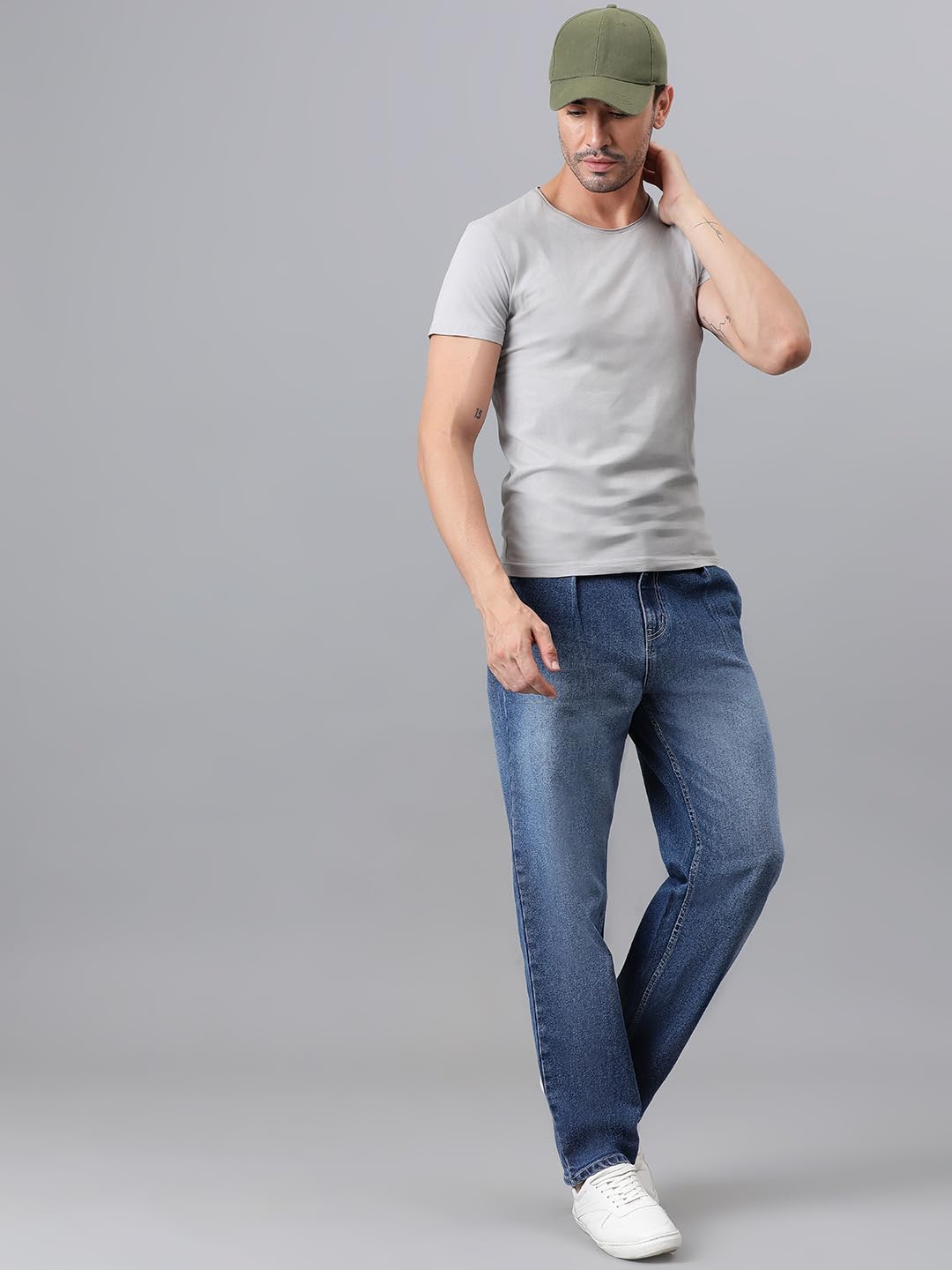 KOTTY Men Regular Fit Mid Rise Cotton Lycra Blend