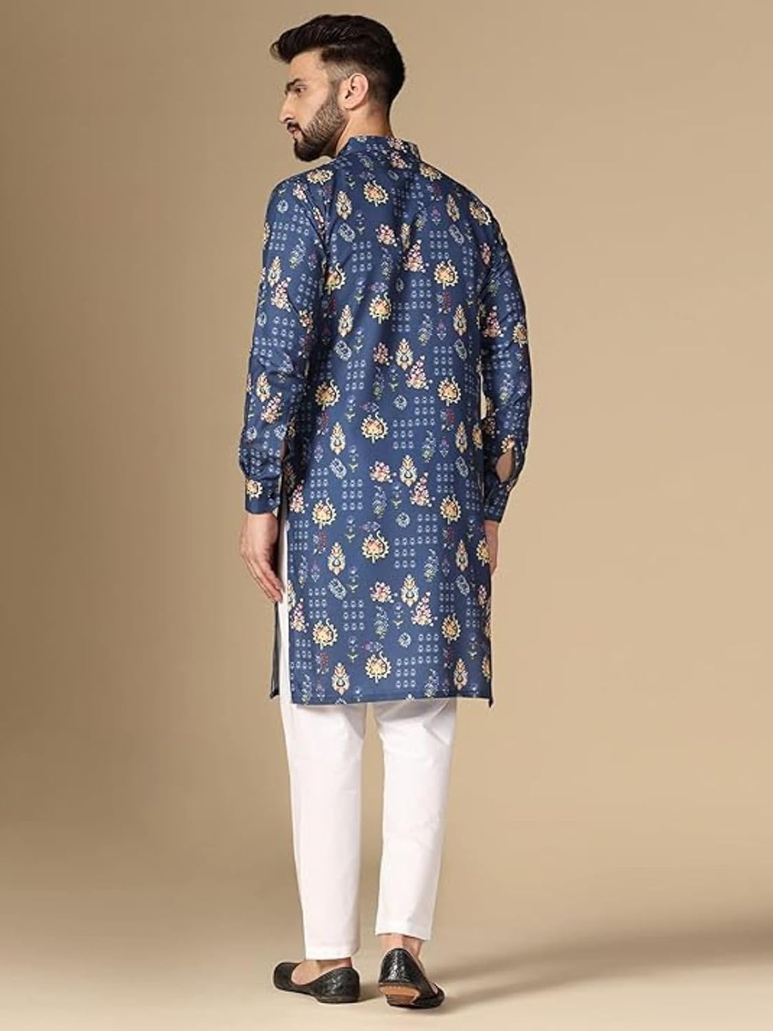 Leriya Fashion Men's Kurta | Rayon Printed Kurta