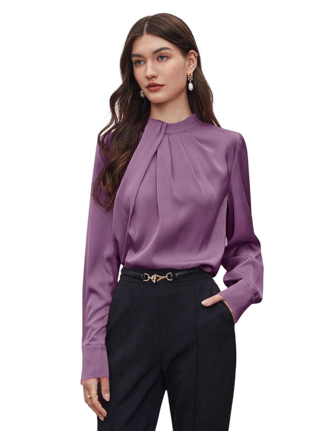 LITZO Top for Women Regular Fit Latest Stylish Office Wear Western Top (T-L-01-04)