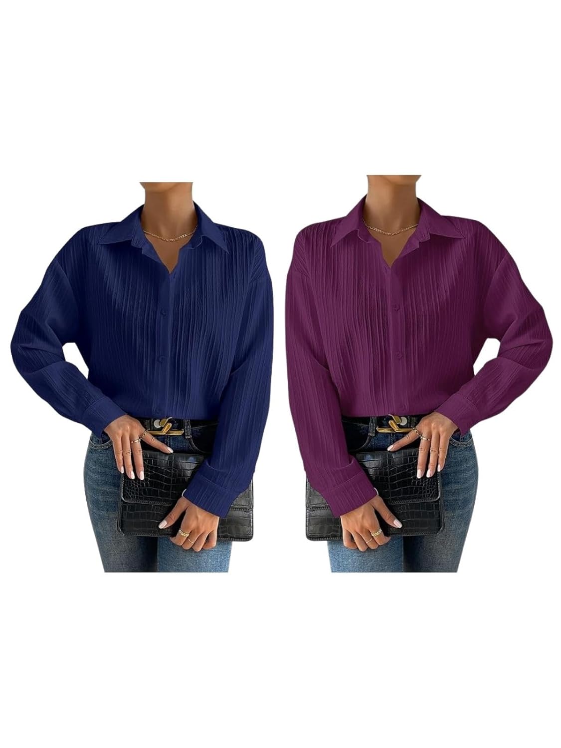 GRECIILOOKS Shirt for Women | Women Shirt | Long Shirt for Women | Shirt Tops for Women | Oversized Shirt for Women