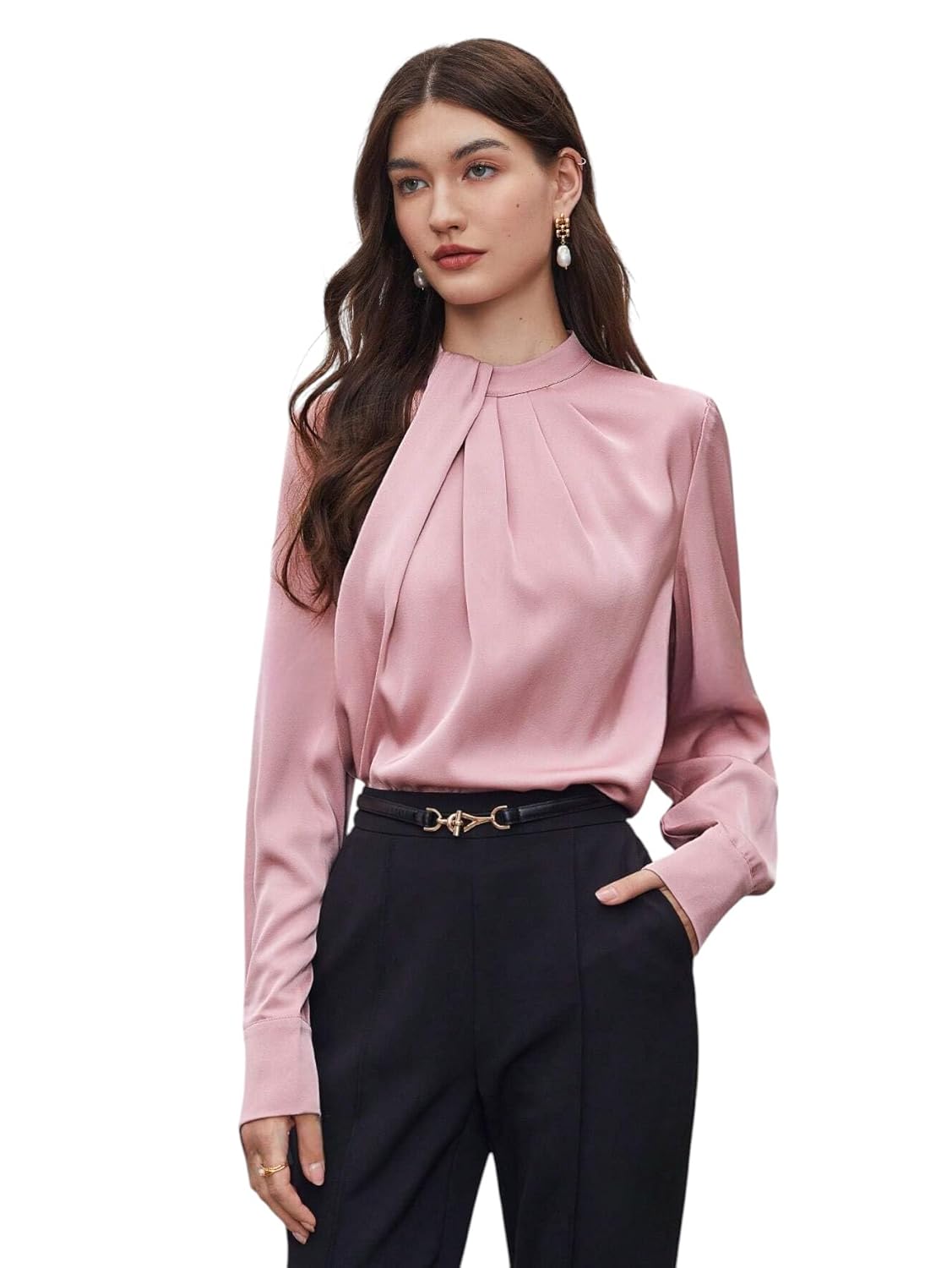 LITZO Top for Women Regular Fit Latest Stylish Office Wear Western Top (T-L-01-04)