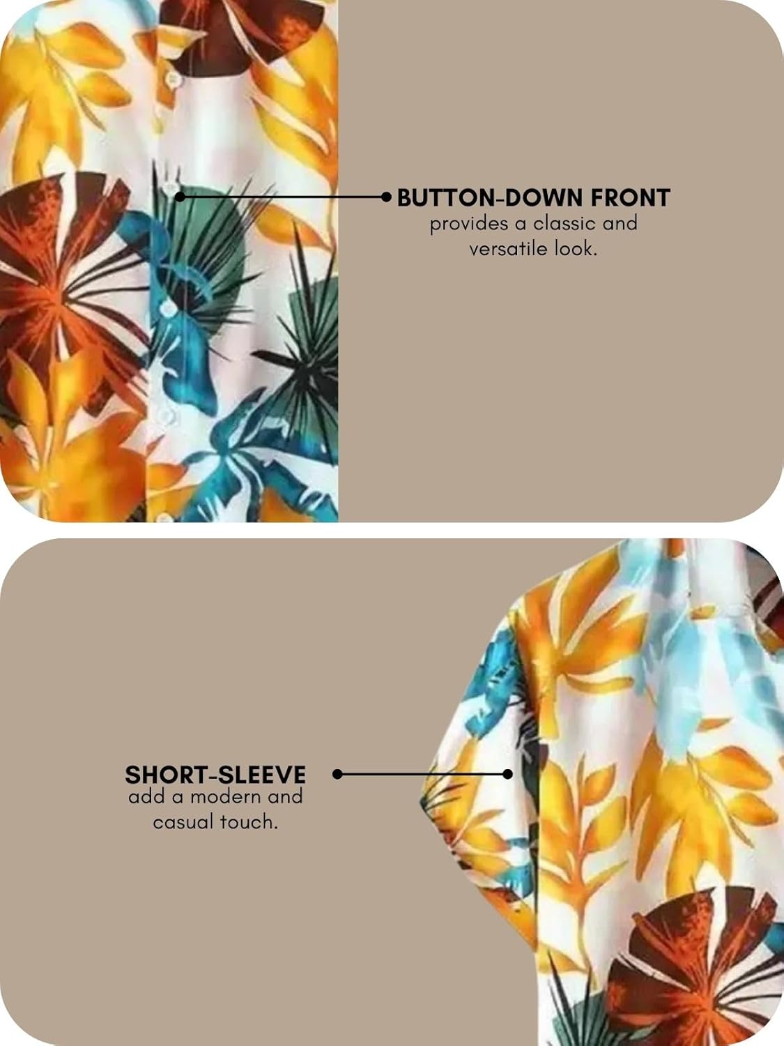 Leriya Fashion Men's Casual Cotton Shirt – Button Down