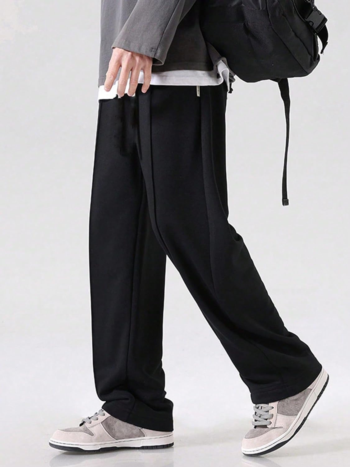 Mehrang White Loose Fit Track Pant for Men || Joggers