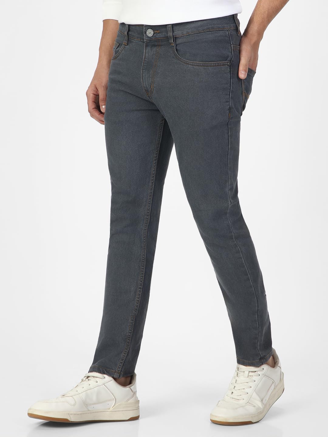 Urbano Fashion Men's Slim Fit Washed Jeans Stretchable