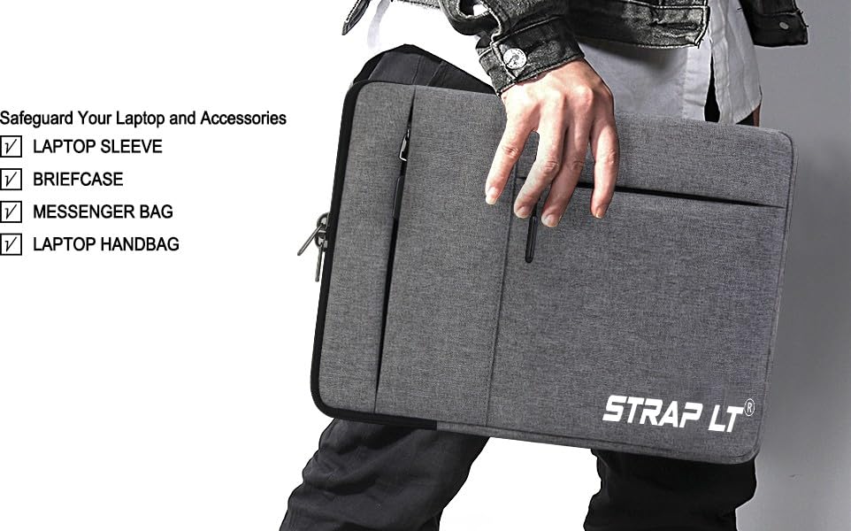 StrapLt Laptop Sleeve Case 15.6-16 Inch