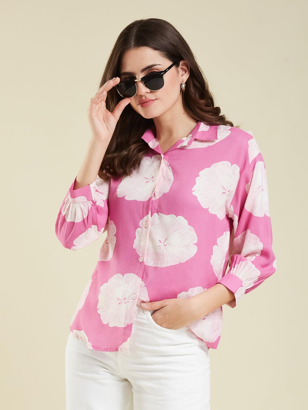 J TURRITOPSIS Women's Rayon Floral Printed Stylish