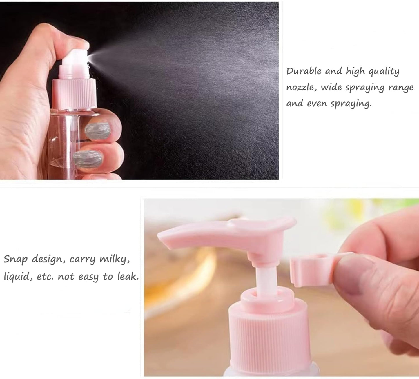 PiyuBind Travel Bottles Set For Toiletries Travel Size