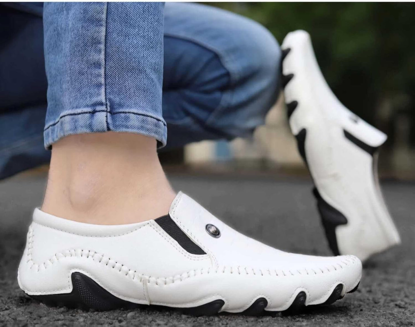 HATTOUN Synthetic Leather Comfortable Loafers for Men - alphahostel.in