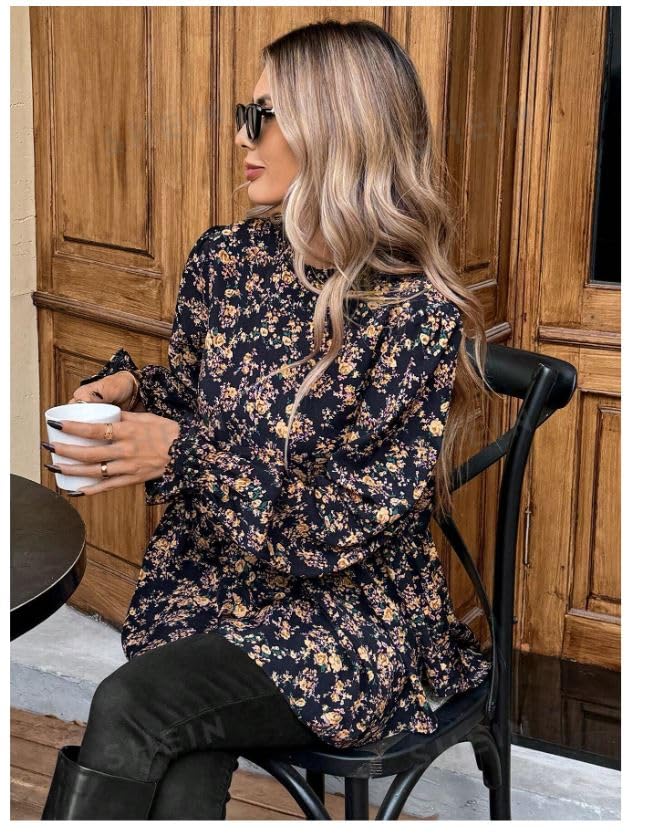 JC JUMMY COUTURE Striped Print Round Neck Blouse