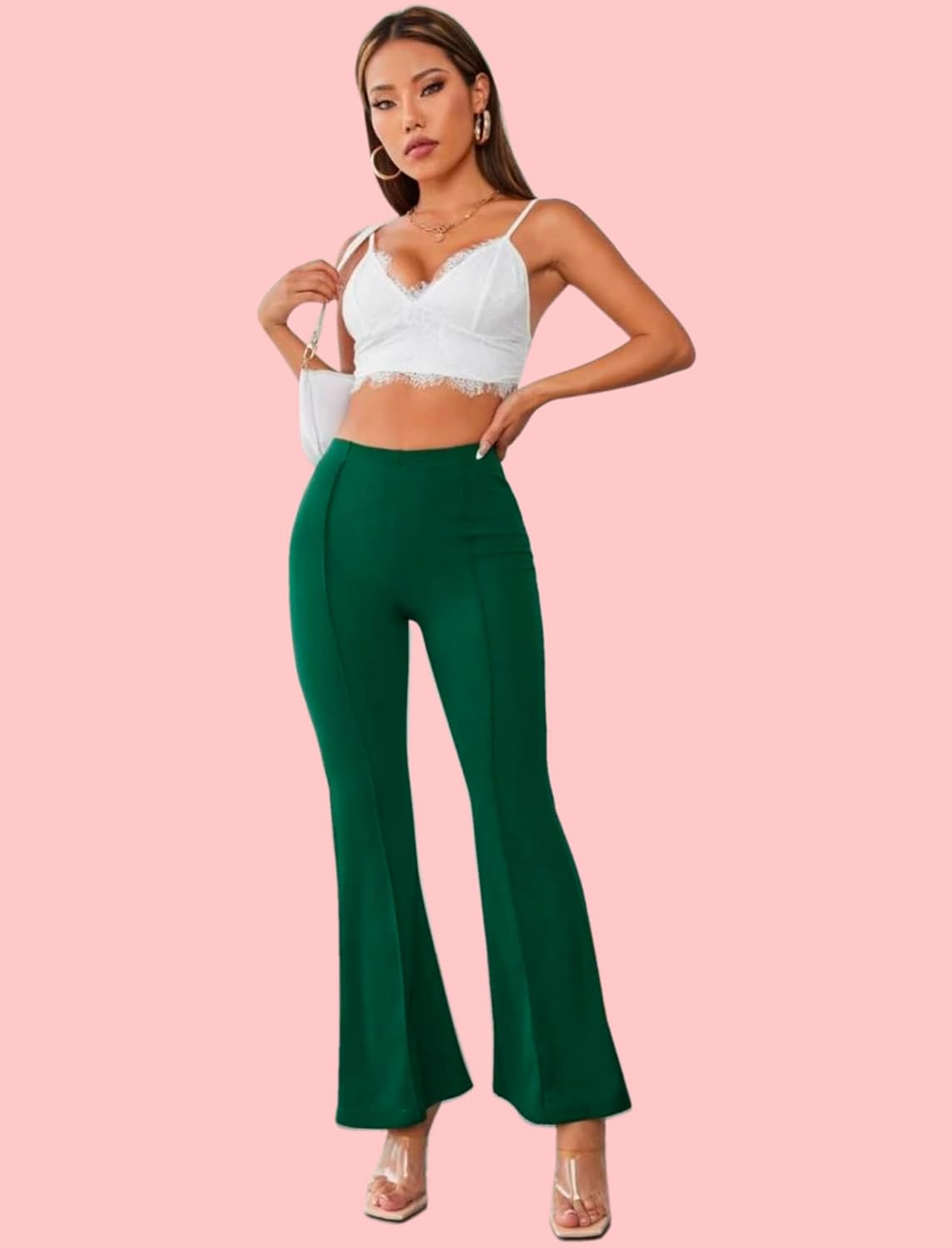 Dream Beauty Fashion Women's High Waist Bell Bottom