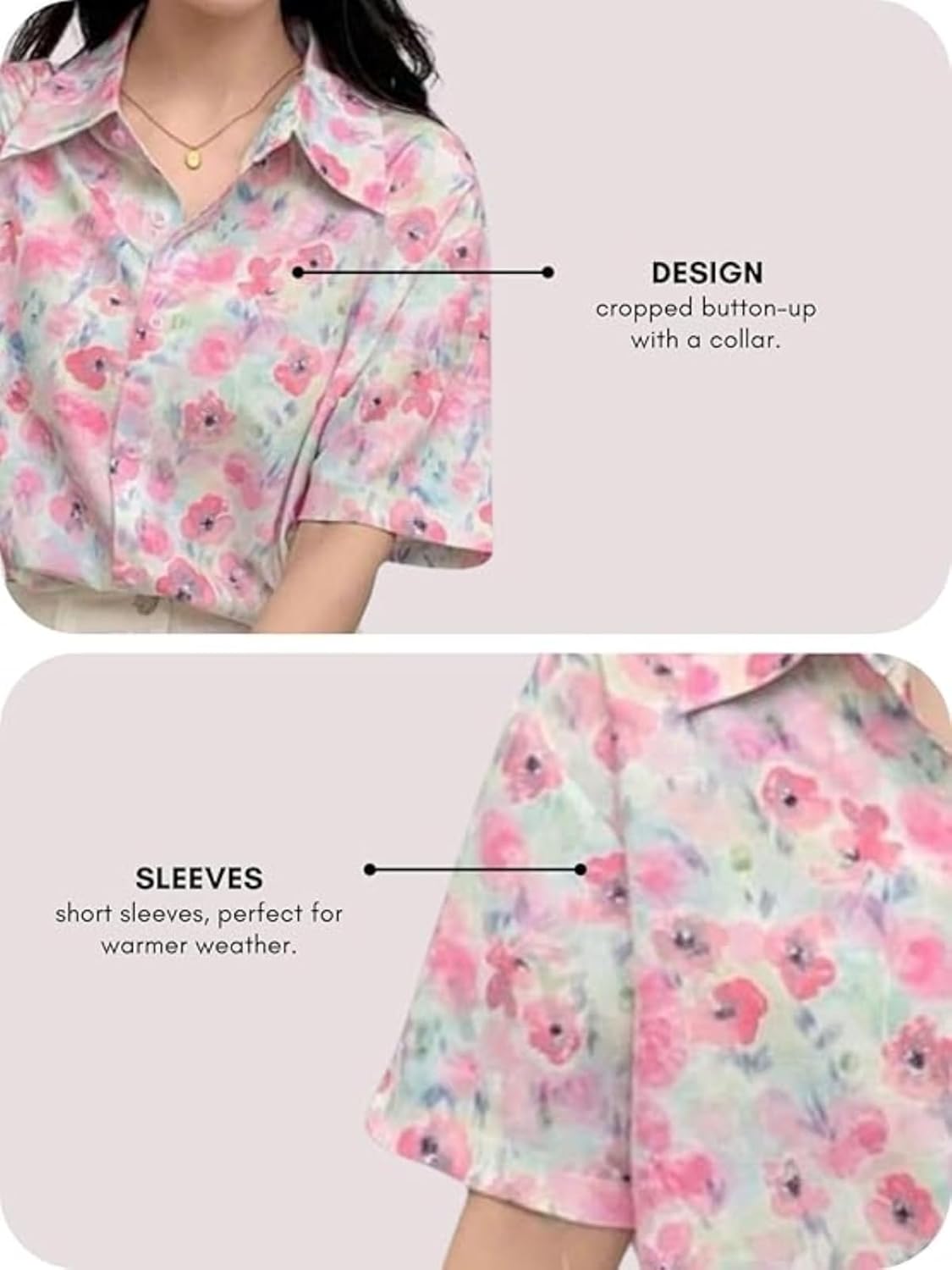 GRECIILOOKS Oversized Shirt for Women – Korean Casual Short Sleeve Loose Fit Top | Plus Size Summer Wear for Girls & Women