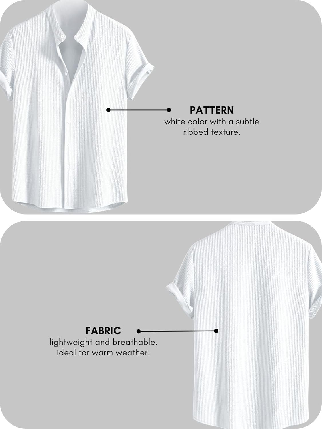 GRECIILOOKS Shirt for Men | Mens Casual Shirt's