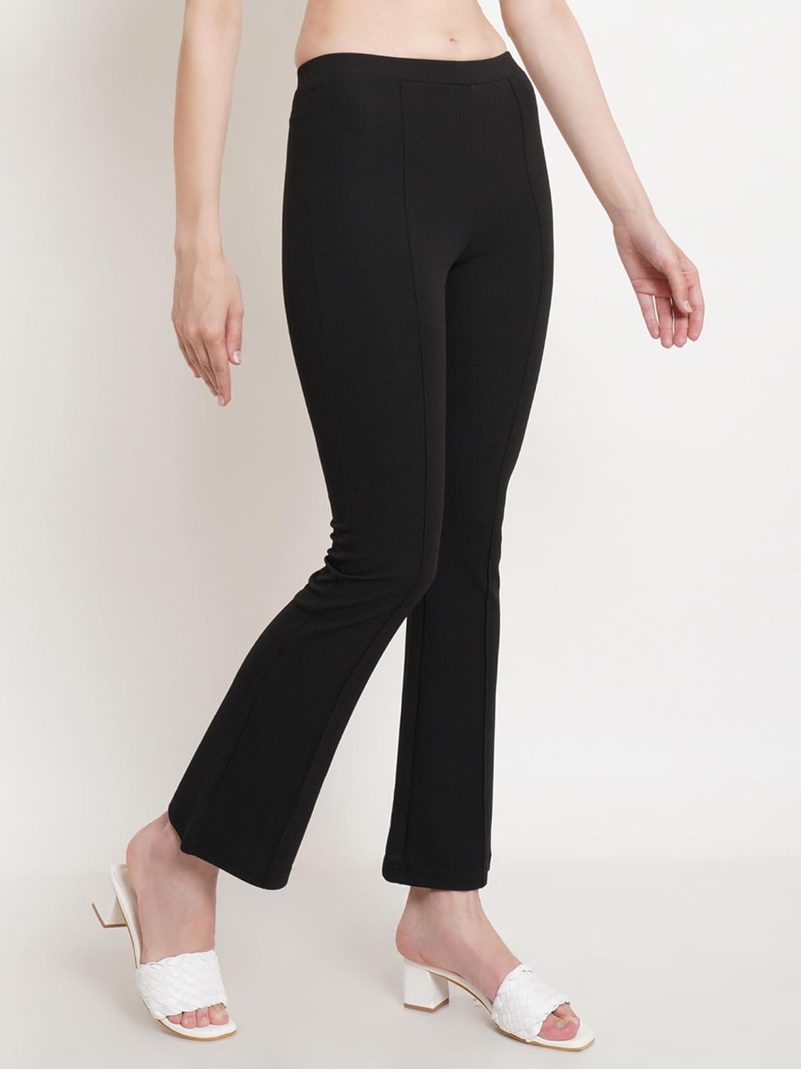 POPWINGS Casual Solid Regular Fit Solid Trouser