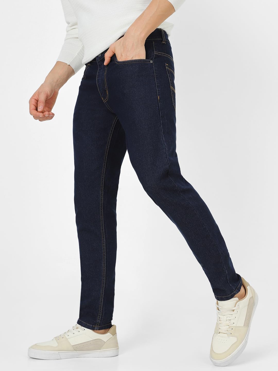 Urbano Fashion Men's Slim Fit Washed Jeans Stretchable