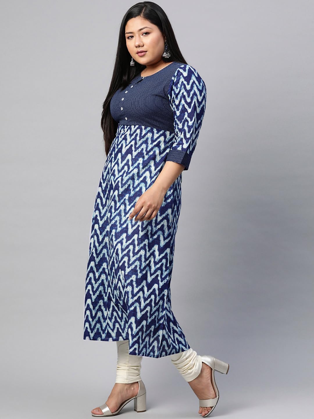 Yash Gallery Women's Cotton Straight Fit Straight Kurta