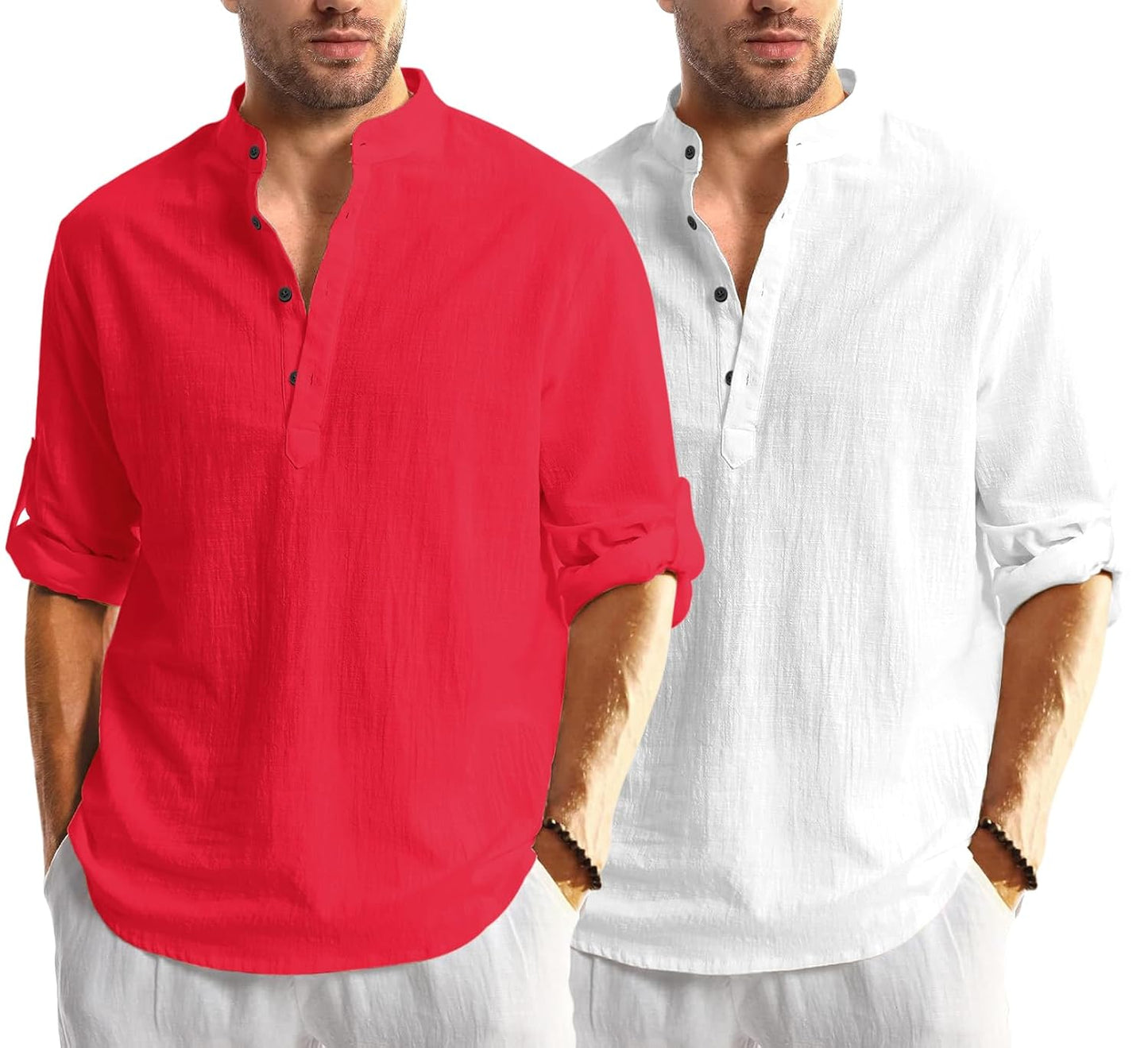 Bellstone Men's Solid Regular Fit Dress Shirt