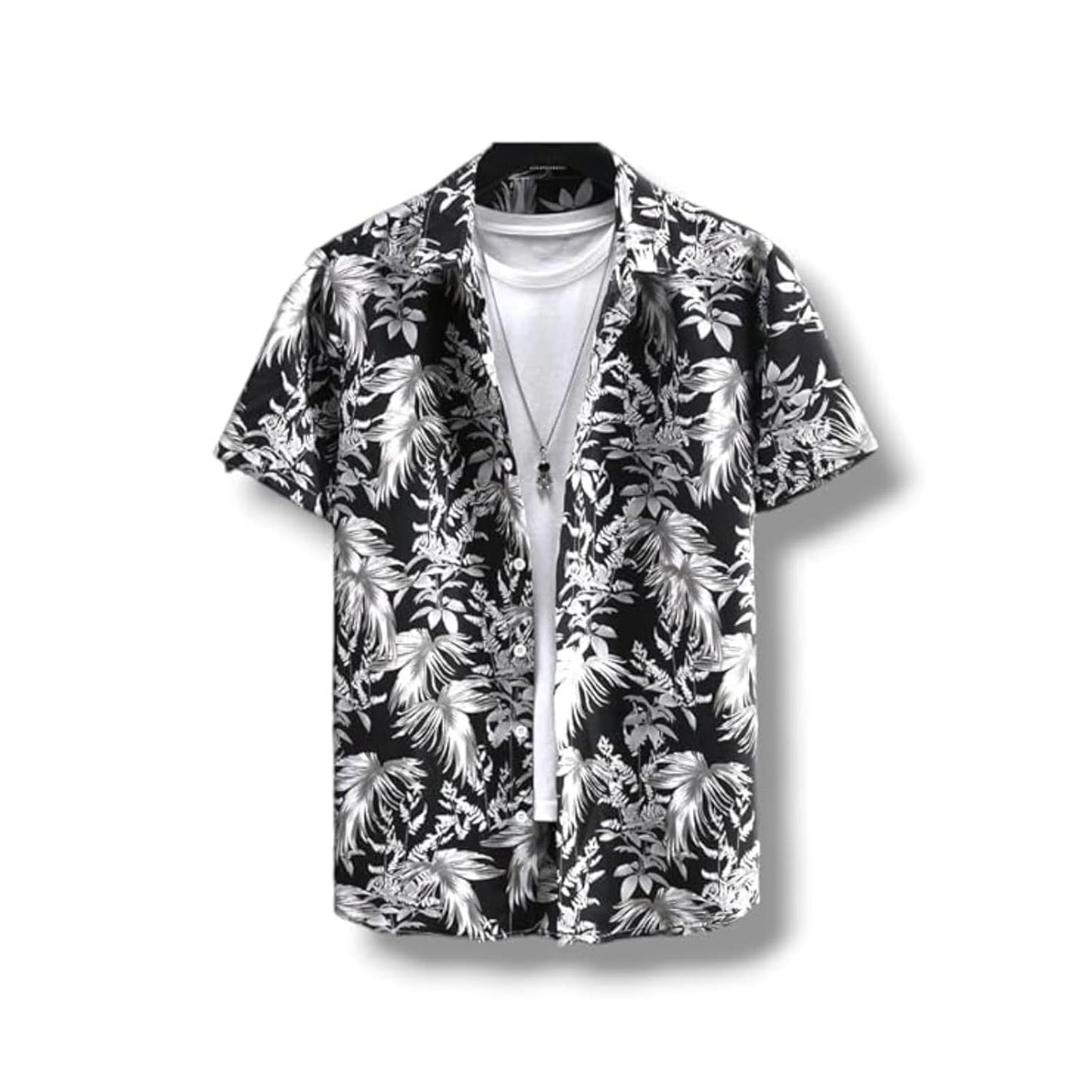 FUNKY RICH Regular Fit Shirt for Men | Half Sleeve