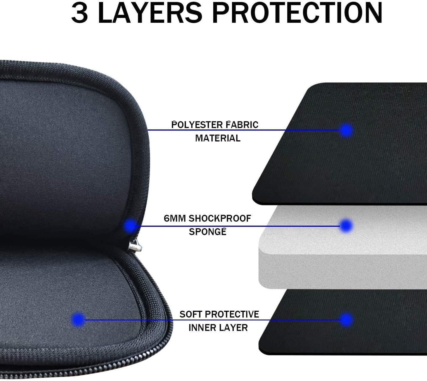 Dyazo Laptop Sleeve 15.6 inch Case