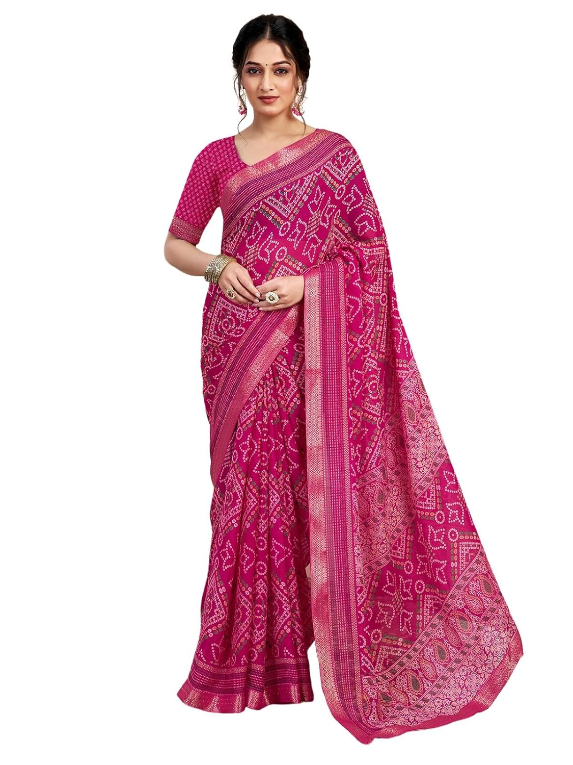 Women's Chiffon Printed Saree