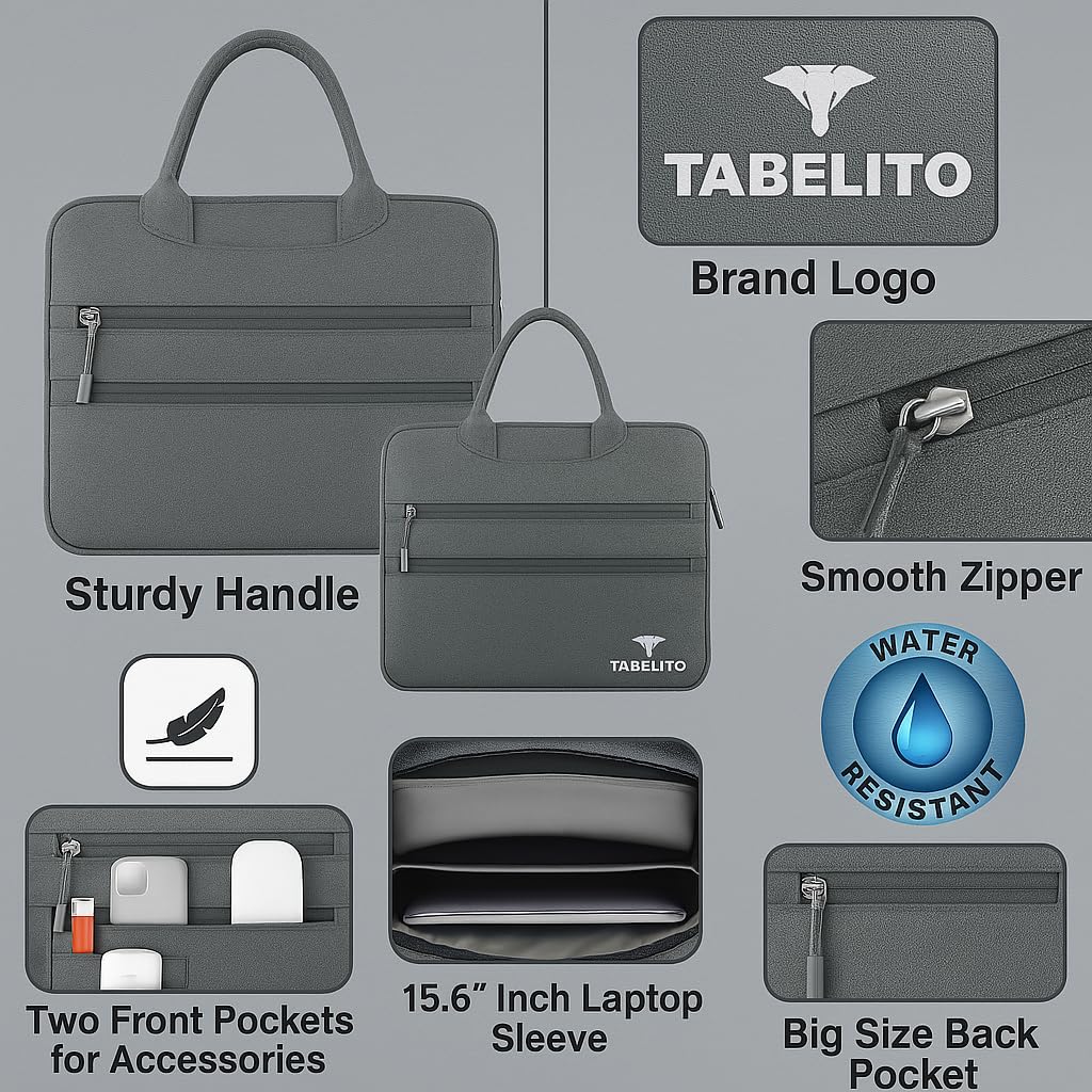 Tabelito® Basic Laptop Bag Sleeve Case Cover