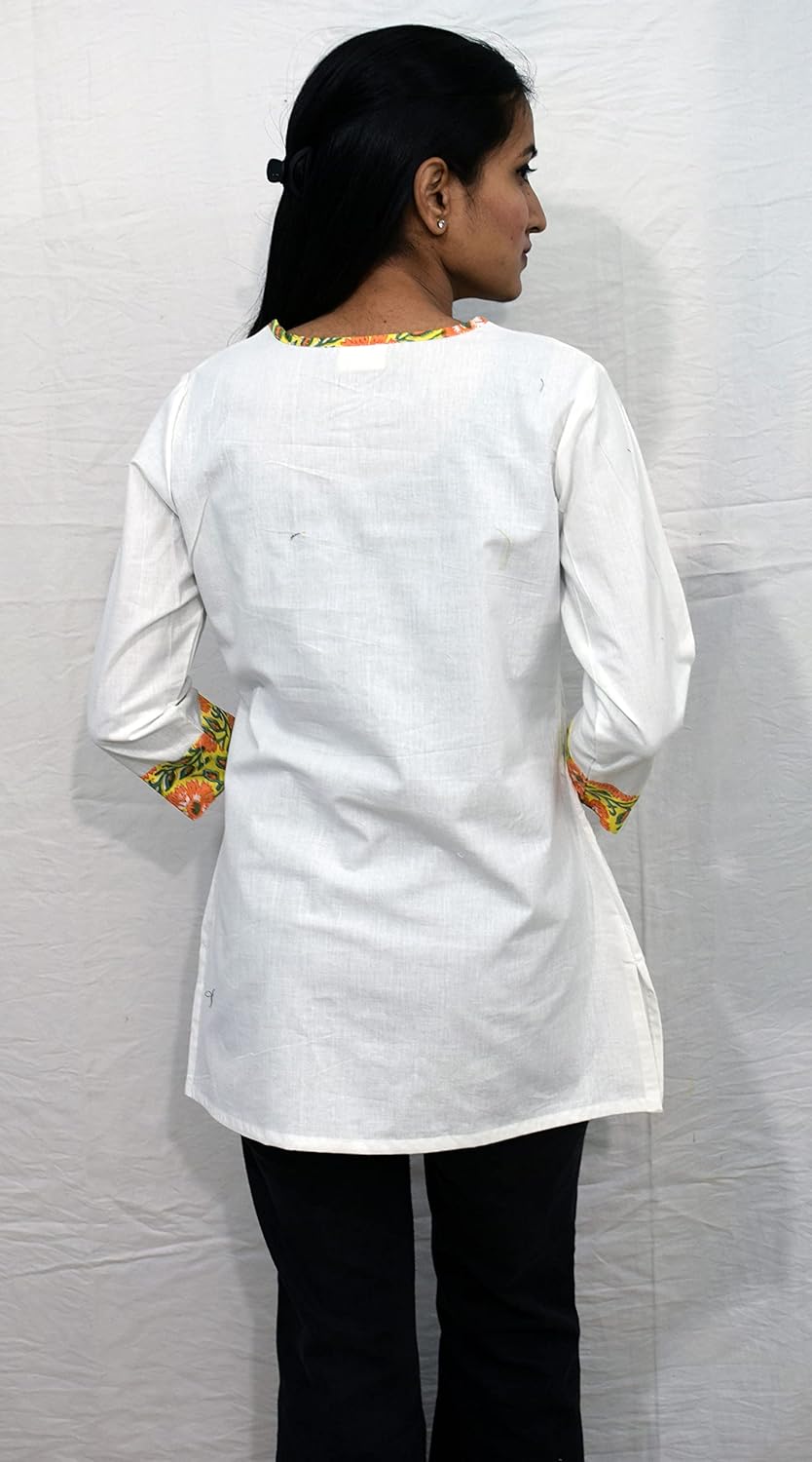 JAIPUR HAND BLOCK Women's Cotton Top |Tunic