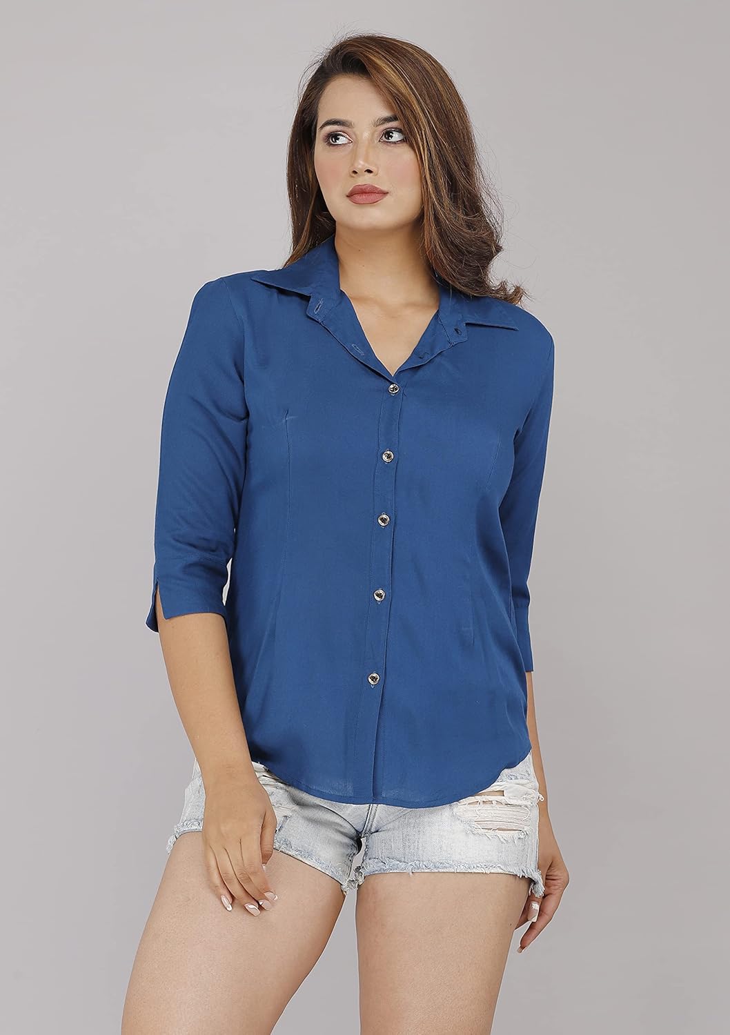 GEHU GARMENTS Women Solid Shirt for Office