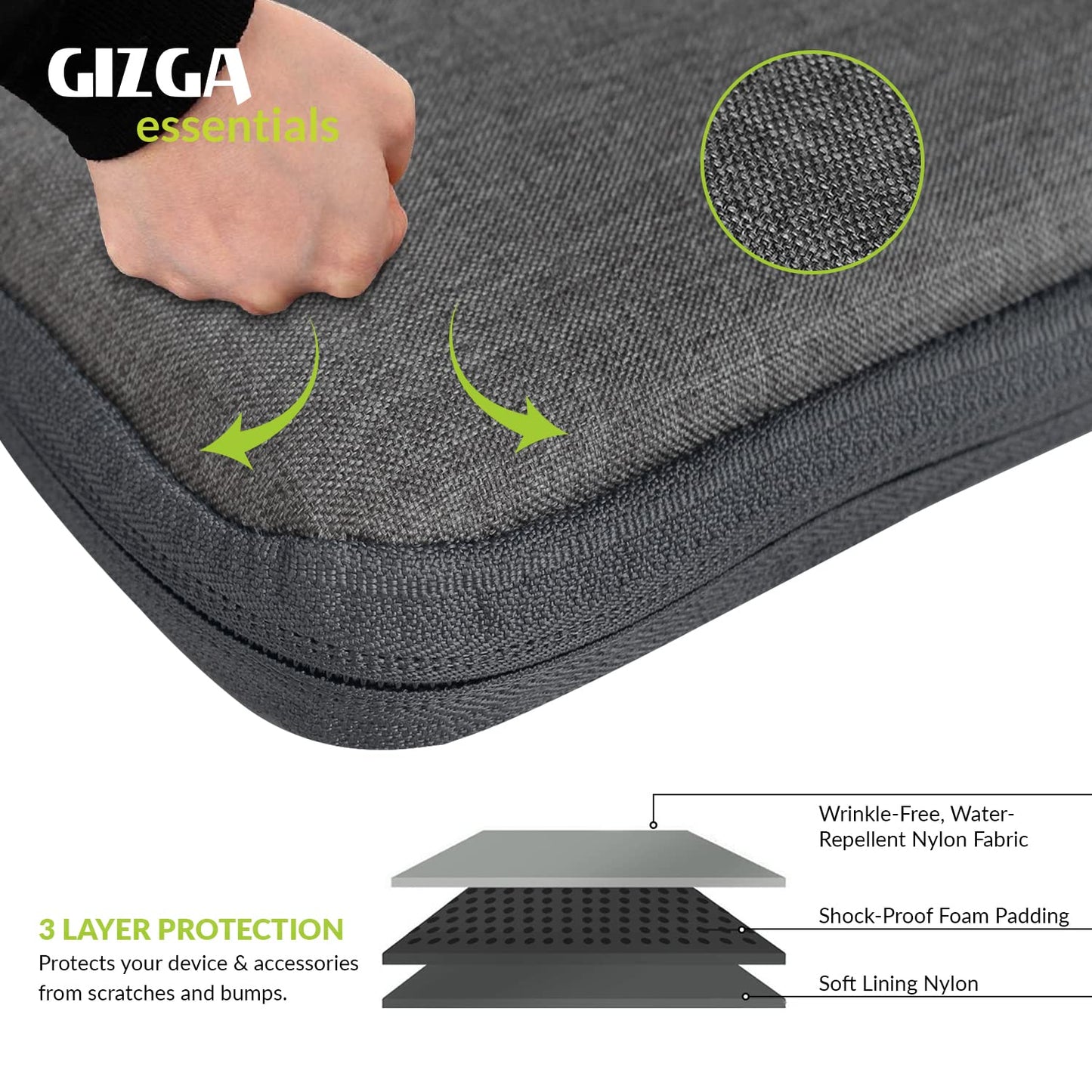 Gizga Essentials 14.1 Inch Laptop Sleeve Case