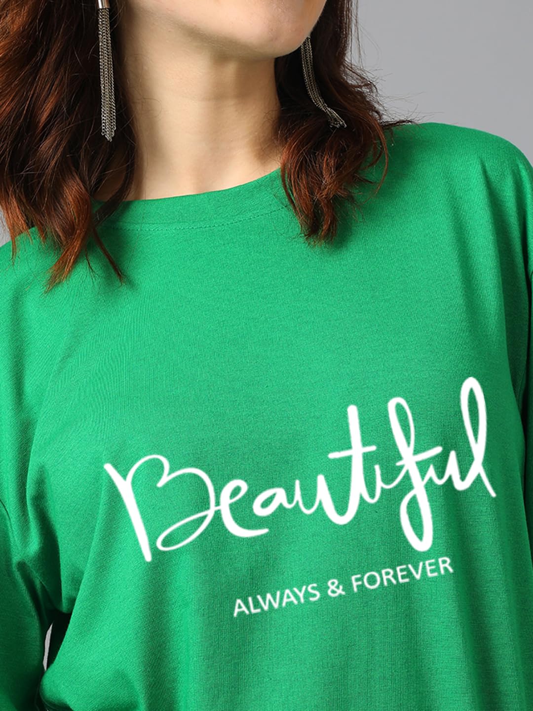 KOTTY Women Cotton Casual Fit Tribal Printed T-Shirt | Cultural Motifs | Unique Boho Casual