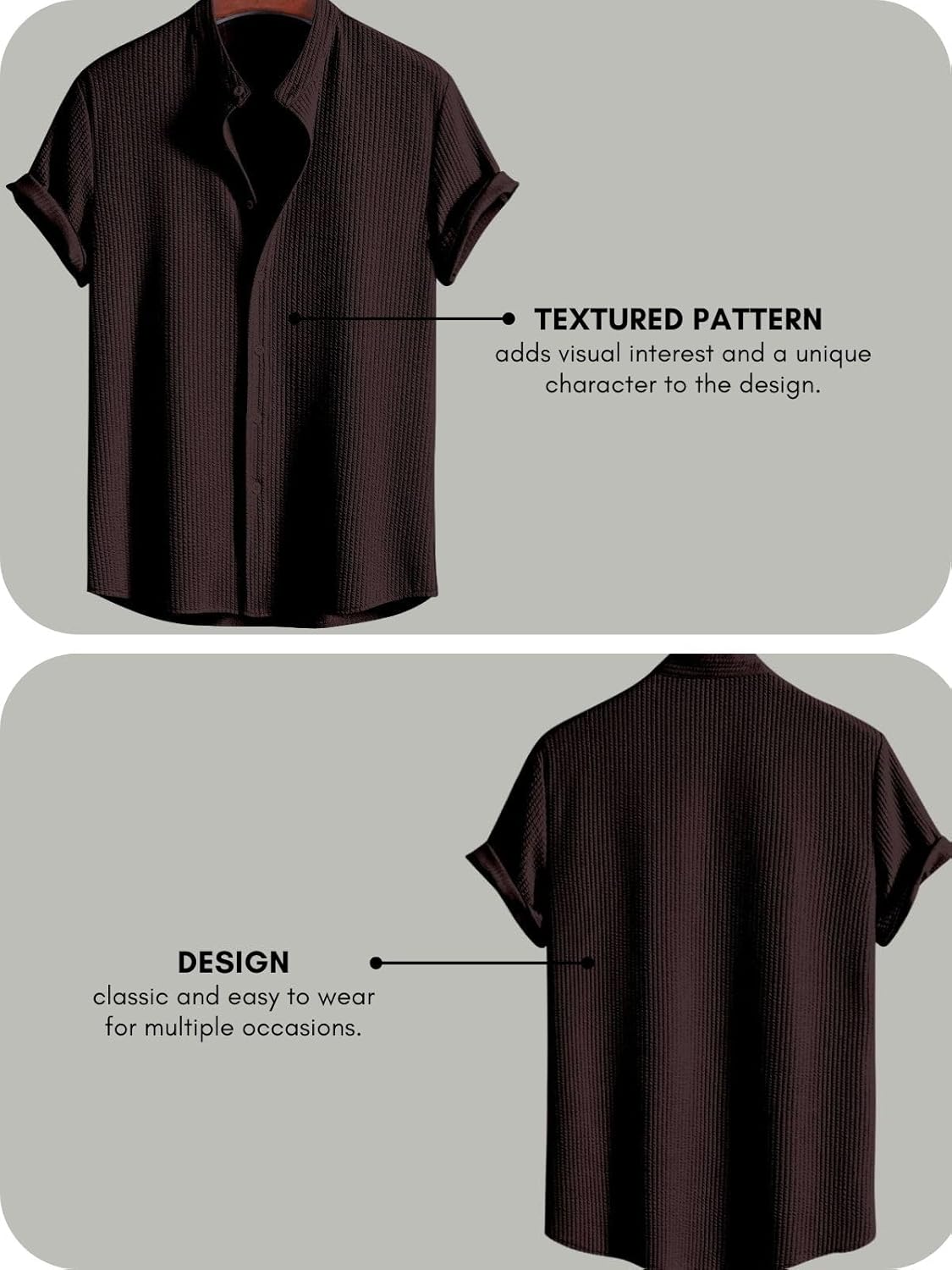 GRECIILOOKS Shirt for Men | Mens Casual Shirt's