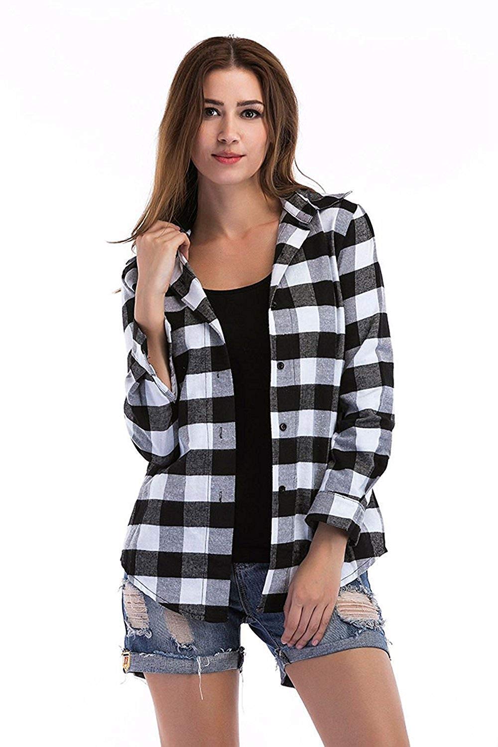 Kanzul -Fashion Passion Casual Checkered Full Sleeves