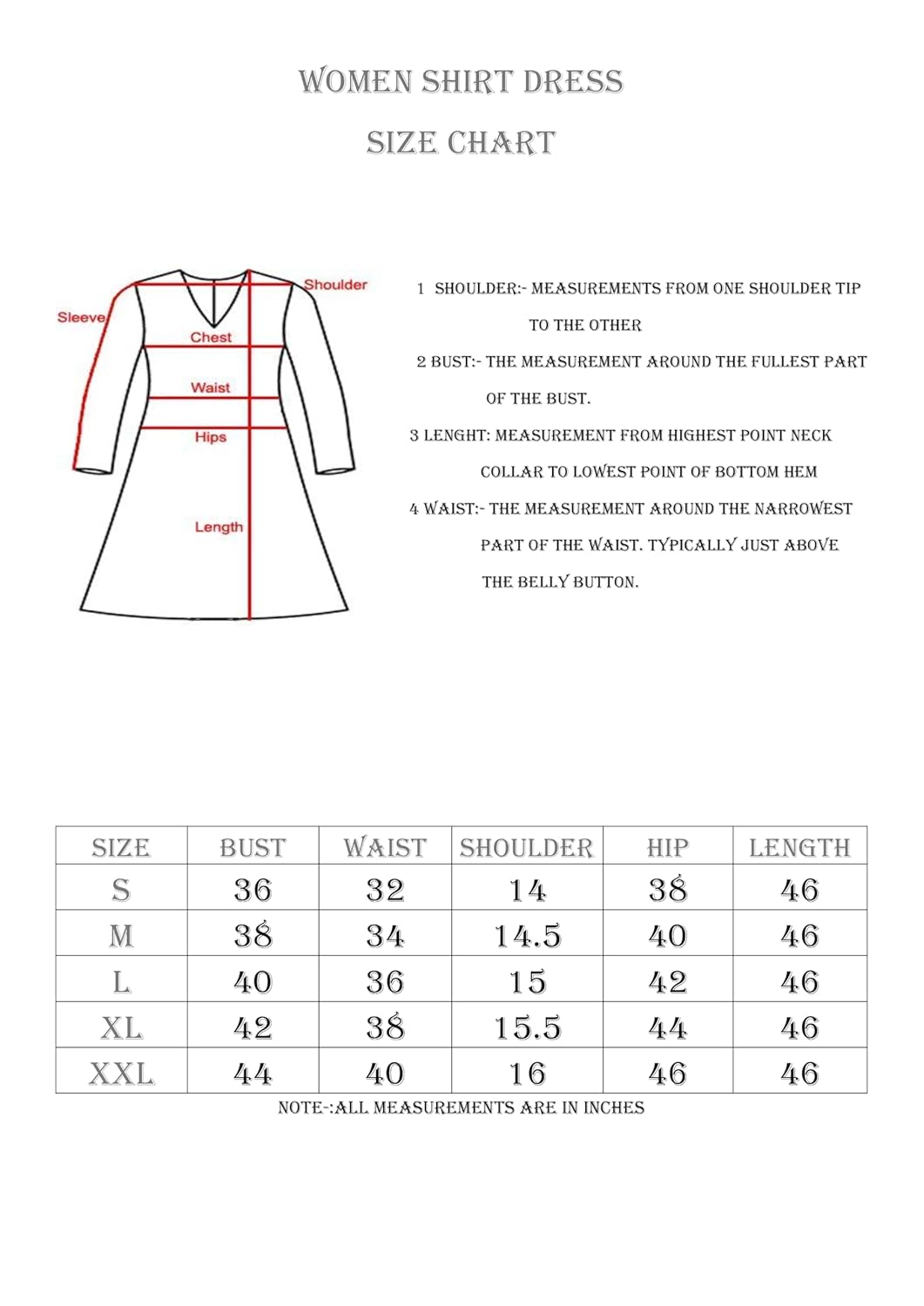 Gufrina Women's Full Sleeve Collar Neck Western Dress